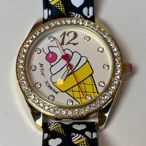 Betsey Johnson Iced Cream Cone Watch